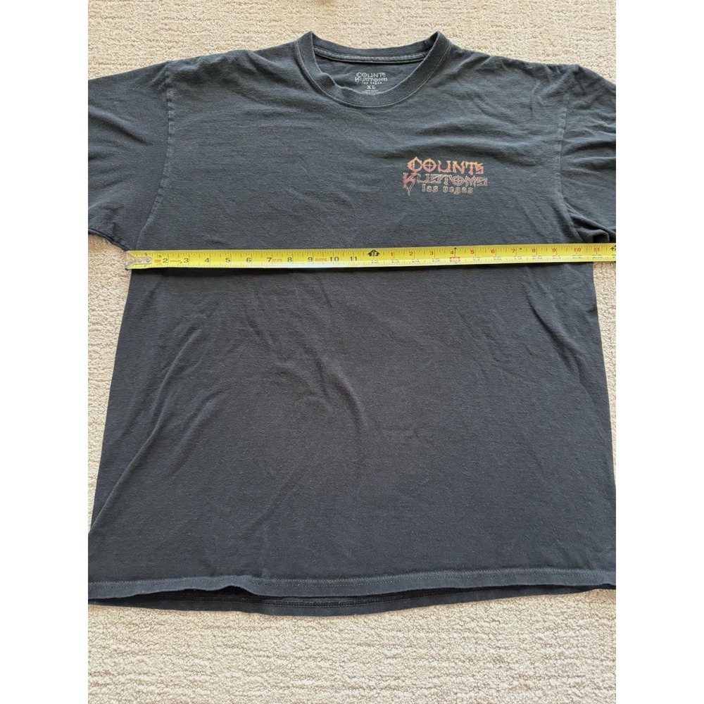 Counts Kustoms of Las Vegas Black XL T-Shirt Cool Automotive Graphic T-Shirt GUC - Picture 2 of 6